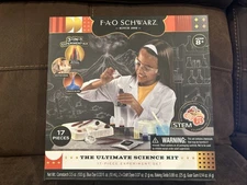 FAO Schwarz The Ultimate Science Kit 17 Piece Experiment STEM Kit Ages 8+ NEW