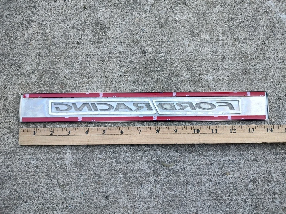 Placa de alféizar de puerta Ford Mustang 2011 2012 2013 2014 Ford Racing OEM JT3 Foto 4 de 4