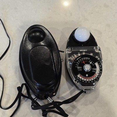 SEKONIC Studio Deluxe L-28 C2 Light Exposure Meter. Tested 