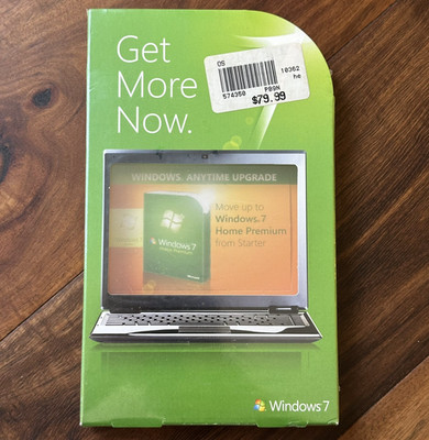 Microsoft  Windows 7 Home Premium Upgrade Factory Sealed Complete in Box