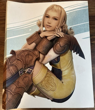 Final Fantasy X11 Video Game Strategy Guide Book - Square Enix 2006 with poster