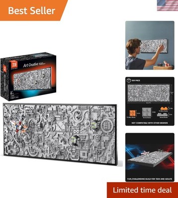 Iconic Star Wars Scene Micro Brick Wall Art Kit - 1501 Piece Creative Set