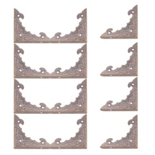  30pcs Decorative Tin Box Corner Reinforcement, Antique Bronze Iron Corner
