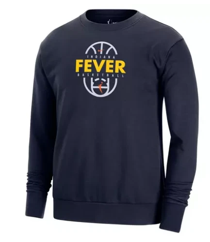 Nike Indiana Fever WNBA Practice Crewneck Sweatshirt Navy Blue Unisex Size L - product listing photo