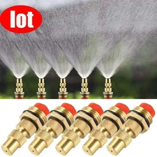 1/2" Adjustable Spray Nozzle Atomizing Lawn Misting Sprinkler Patio Gardening