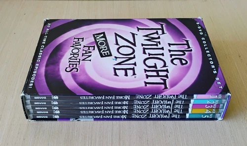 2012 THE TWILIGHT ZONE 5 DVD Collector Set SUPER CLEAN DVD's 20 episodes EX