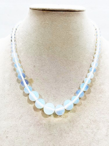 Natural Stone Gemstone Beads Pendant Necklace Women Jewelry Ethnic Accessory - Picture 43 of 45