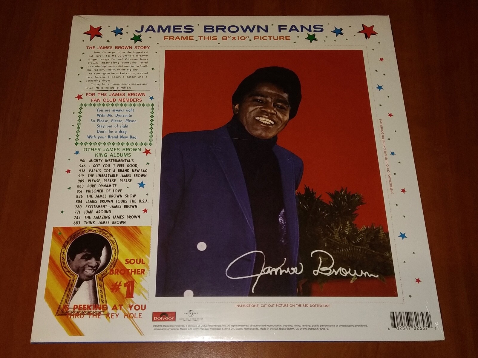 JAMES BROWN IT'S A MAN'S MAN'S WORLD LP *EU* POLYDOR BTB PRESS VINYL ...