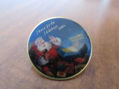 Pin Coca-Cola Waffle House Restaurant Weihnachten Christmas santa 2004 USA