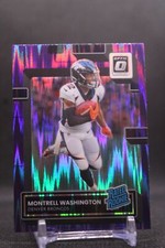 Montrell Washington #295 2022 Donruss Optic Purple Shock Denver Broncos