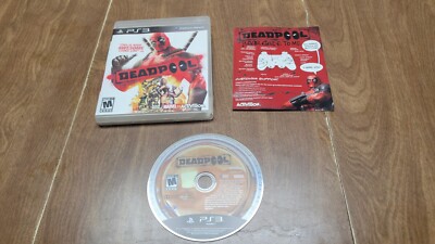 Deadpool (Sony PlayStation 3, 2013) Cib Minty Disc Tested Works!