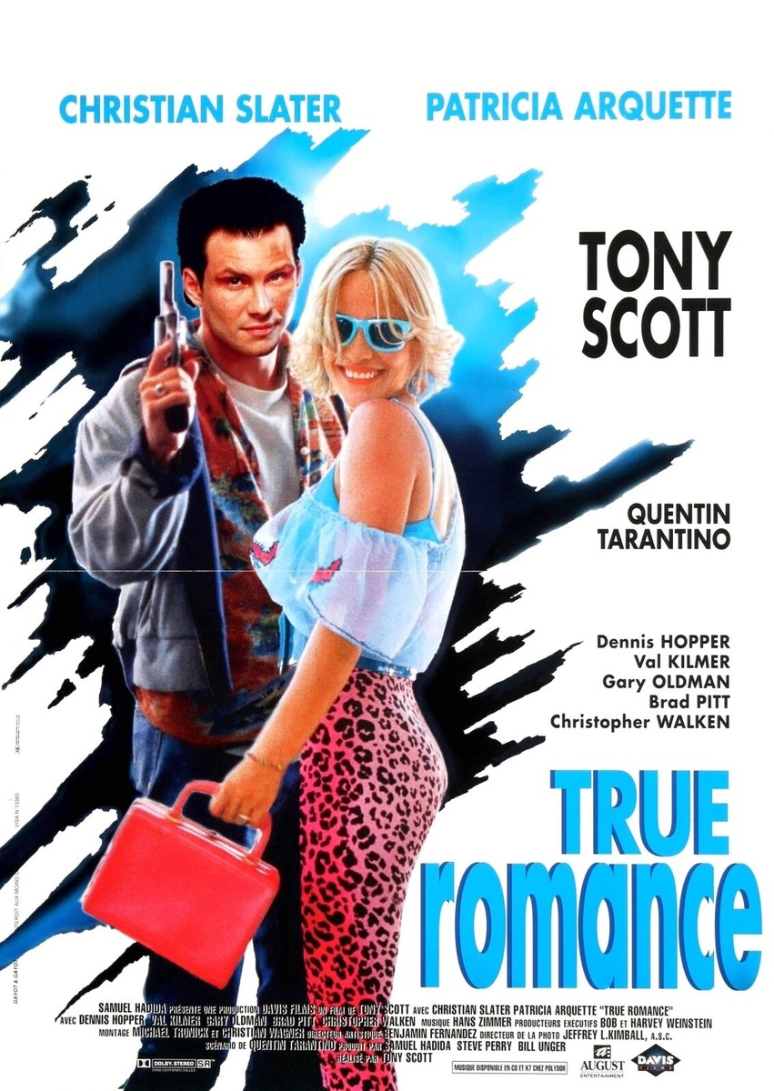 1993 True Romance Movie Poster 11X17 Christian Slater Patricia