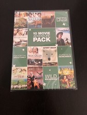 10 Movie Adventure Pack, Vol. 1 DVD, 2011, 2-Disc Set 10 Family Films NEW