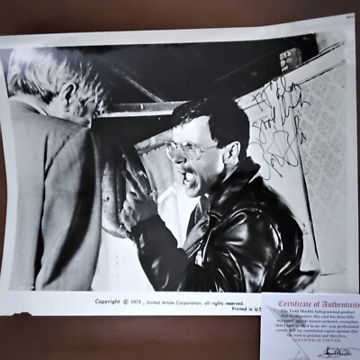 Robert Blake Signed 1973 Photo Movie TV Actor In Cold Blood Electra Glide n Blue