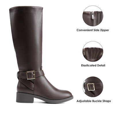 ハイアンド HIAND Round-top Knee-High Boots 限定受注予約販売☆Round-top Knee-High Boots - HIAND