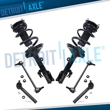 Front Spring Struts Sway Bar Outer Tie Rod for 2004-07 Toyota Highlander RX330