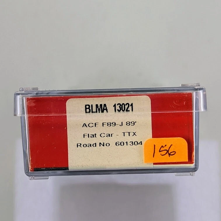 BLMA 130xx N Scale ACF F89-J89' Flat Car - TTX - Image 2 of 2