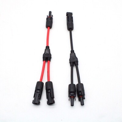 EASUN Y Branch Solar Panel Connector Cable 30A 1to2 Parallel Adapter Waterproof