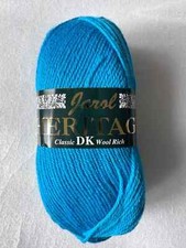 WOOLCRAFT JAROL HERITAGE Double Knitting Wool 5 X 100GRM Ball 55% Wool Very Soft