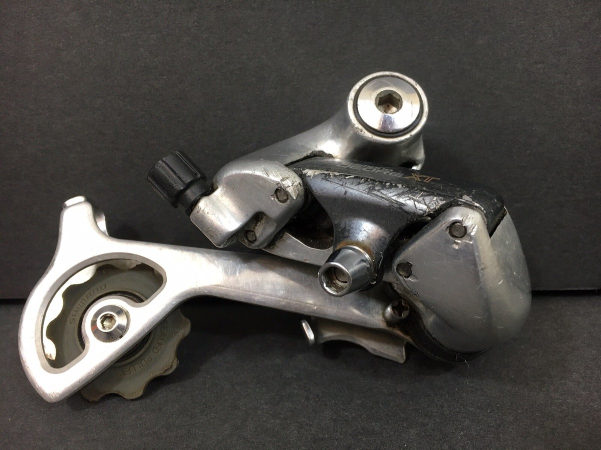 Dérailleur Arrière Vintage Shimano Deore XT RD-M735 - Longue Cage, 7 Vitesses - Occasion En état De Marche