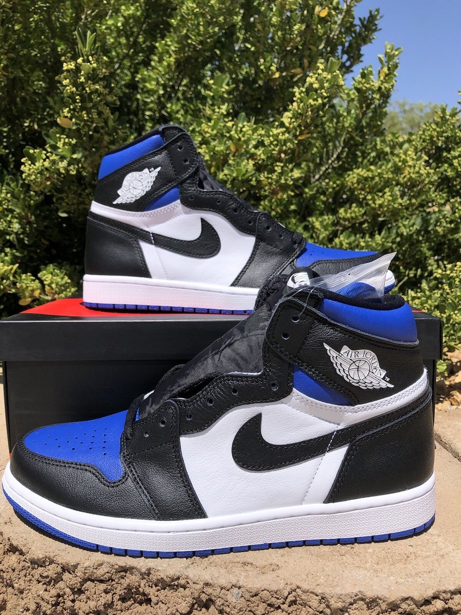 Size 10 - Jordan 1 Retro High OG Royal Toe 2020 193658125376 Size 10 - Jordan 1 Retro High OG Royal Toe 2020 193658125376