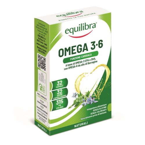 Omega 3-6 Equilibra 32 Capsule - Afbeelding 1 van 1