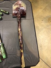 REALISTIC FOAM BLOODY WEAPON TOOL HALLOWEEN HORROR MOVIE Entrenchment tool