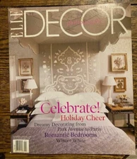 Vintage Dec-Jan 2003 Elle Decor Mag Vol 13#8 Romantic Bedrooms,Holiday Cheer182p
