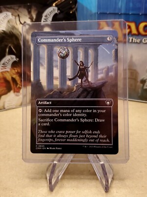 MTG Borderless COMMANDER'S SPHERE mtg NM-M Commander Masters