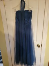 Jenny Yoo Royal Blue Sleeveless Evening Dress Size 12