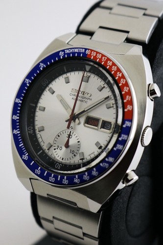 Seiko Pogue Pepsi - “Silver dial” Automatic Watch - 6139-6002 - Men’s - Picture 6 of 22