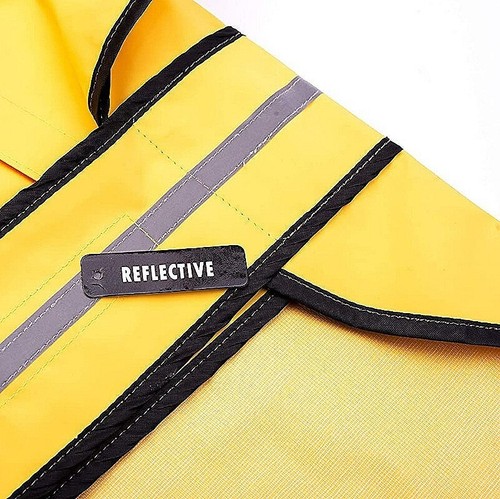 Ethical Pet Fashion Lookin Good Rainy Days Slicker Dog Raincoat Medium Yellow - Picture 3 of 6