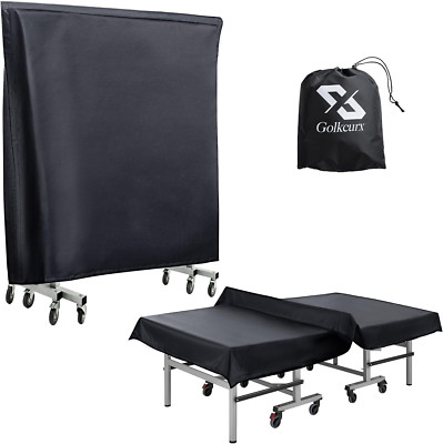 Ping Pong Table Cover,Table Tennis Cover Waterproof Sunproof Indoor & Outdoor Fi