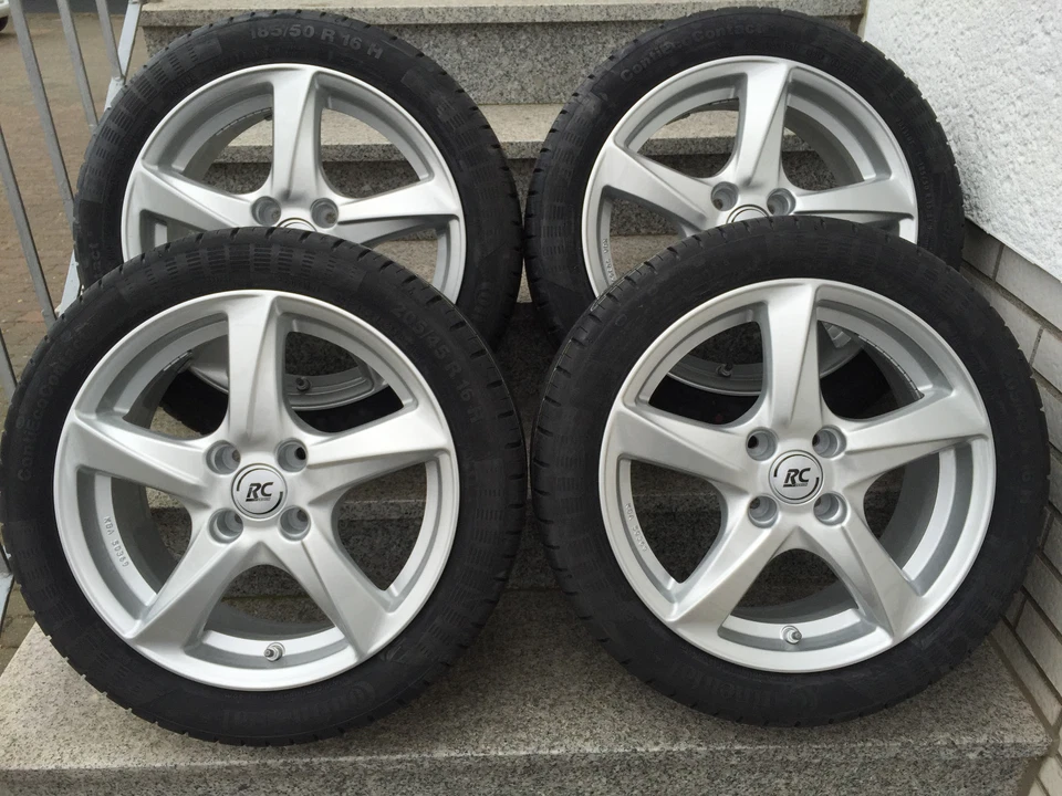 Brock RC30 16´´ silber Smart Fortwo forfour 453 Alufelgen Winterräder Michelin - Bild 2 von 4