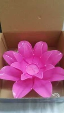 Swim Sportz Ambience Floating Holder Candle Swimming Pool Pond Decor Pink 2pc