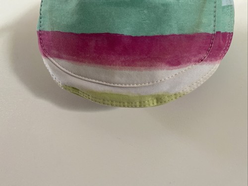Coach Hampton Watercolor Stripe Small Hobo Bag -10021 Tropical Beach Resort - Picture 5 of 11