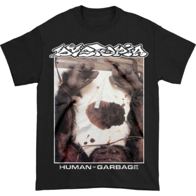 Dystopia Human Garbage Collection Cotton Short Sleeve Full Size T-Shirt GC1393