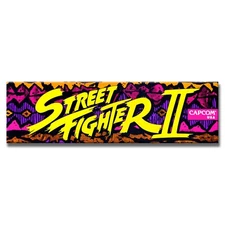 Street Fighter II 2 Premium Arcade Marquee For Restoration Backlit Sign