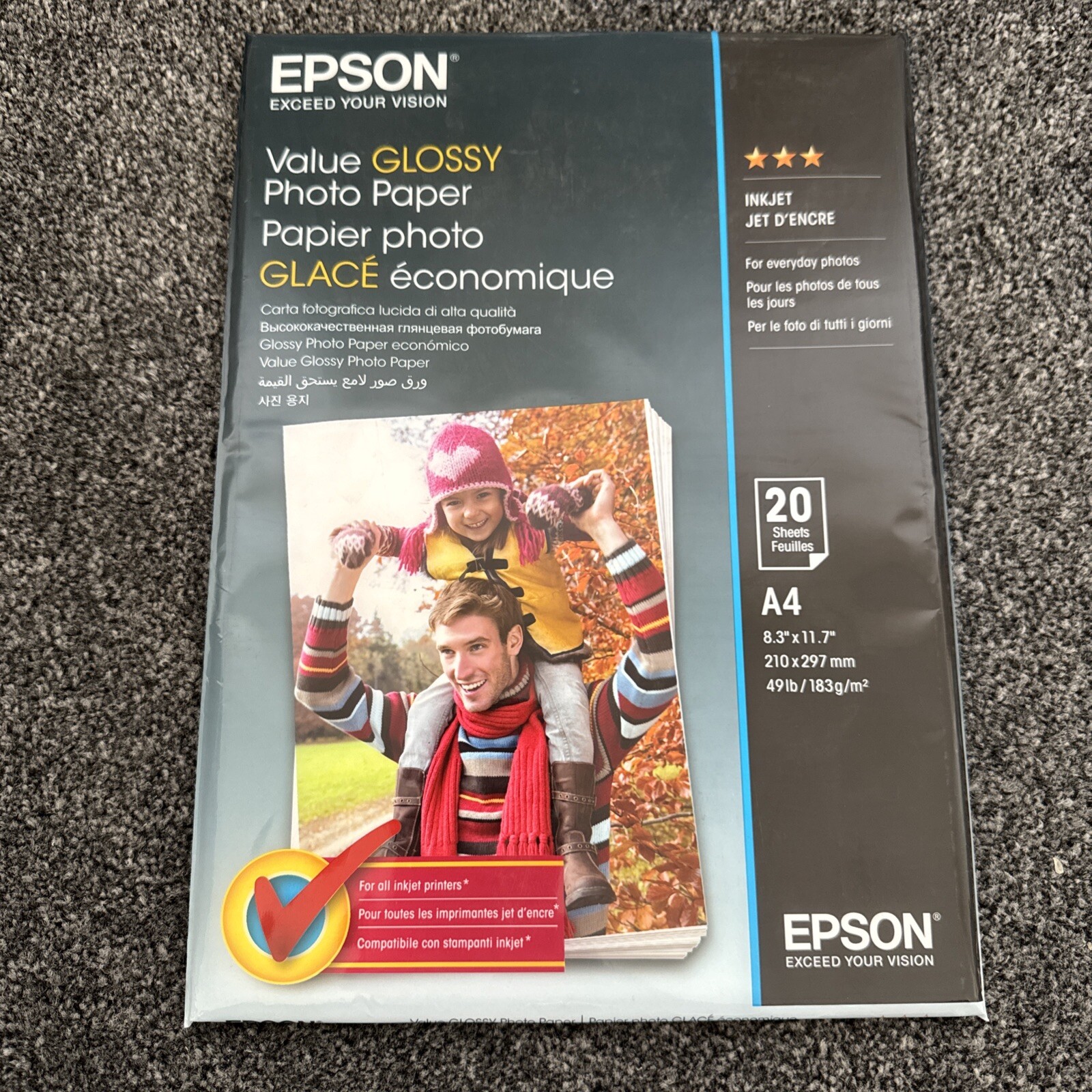 Epson C13S400035 A4 Glossy Paper Standard Capacity 1 Standard Capacity