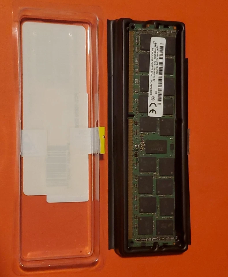 1- MICRON 16GB 2Rx4 PC3L-10600R-9-13-E2 MT36KSF2G72PZ-1G4E1FG Server Memory RAM - Image 2 of 3