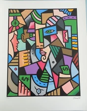  John Rosa "Cash" Hand Signed & Numbered Screenprint Very Cool Image !!!!!