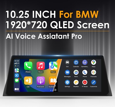 Android 13 GPS Stereo 2+32GB For BMW E60 E61 CCC 2005-2008 Radio WiFi BT Carplay