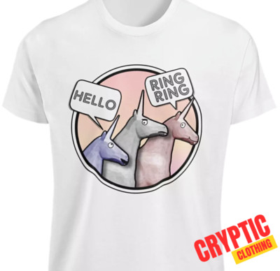 Charlie The Unicorn Shirt Ring Ring Hello Unisex Shun The Non Believer Present