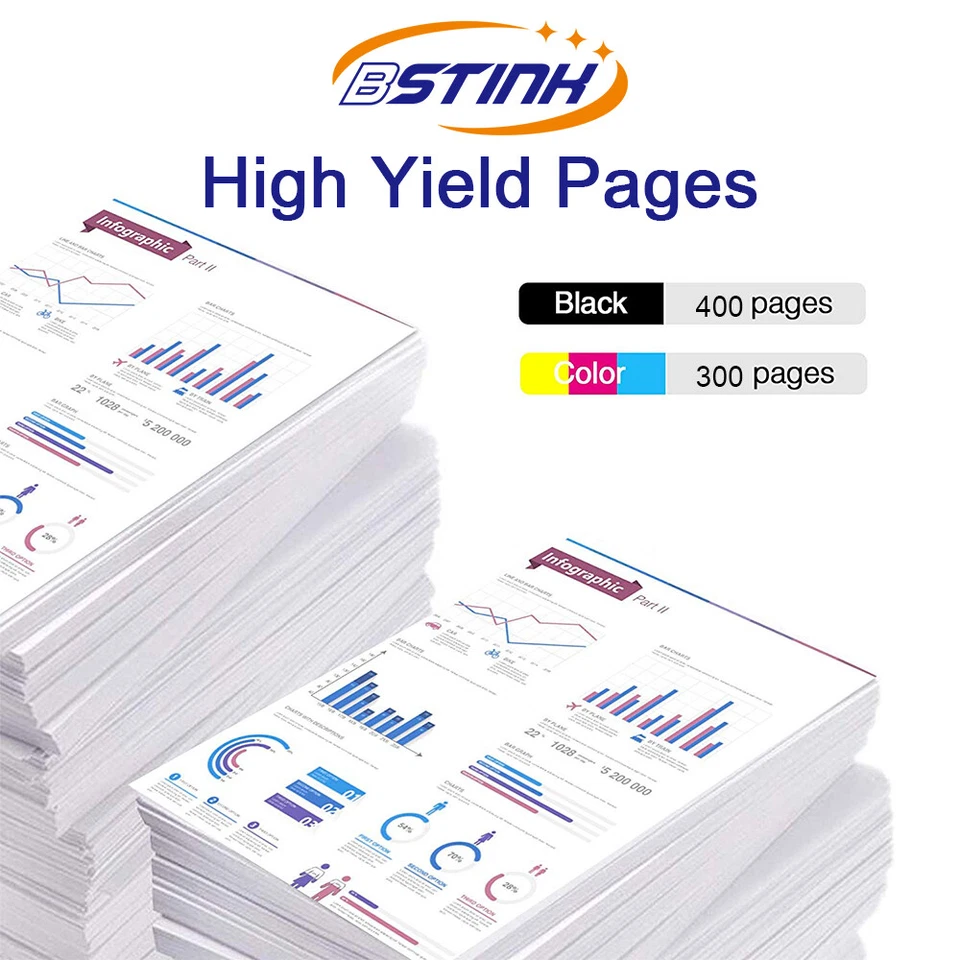 2PK PG-245 XL CL-246 XL Ink Cartridge For Canon PIXMA MG2922 MG2522 MG2550 MX492 - Image 2 of 4