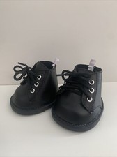Build A Bear Black Combat Boots For Stuffed Animals 