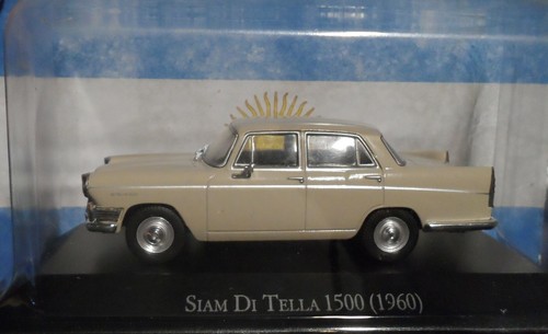Siam Di Tella 1500 year 1960  Diecast Autos Inolvidables scale  1:43  Argentina