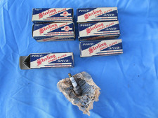 6 - STERLING Vintage Antique Spark Plugs