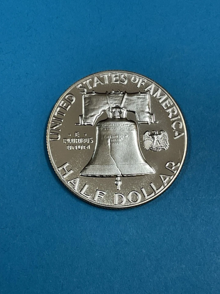1960 50c SILVER Franklin Half Dollar Proof - Image 2 of 2