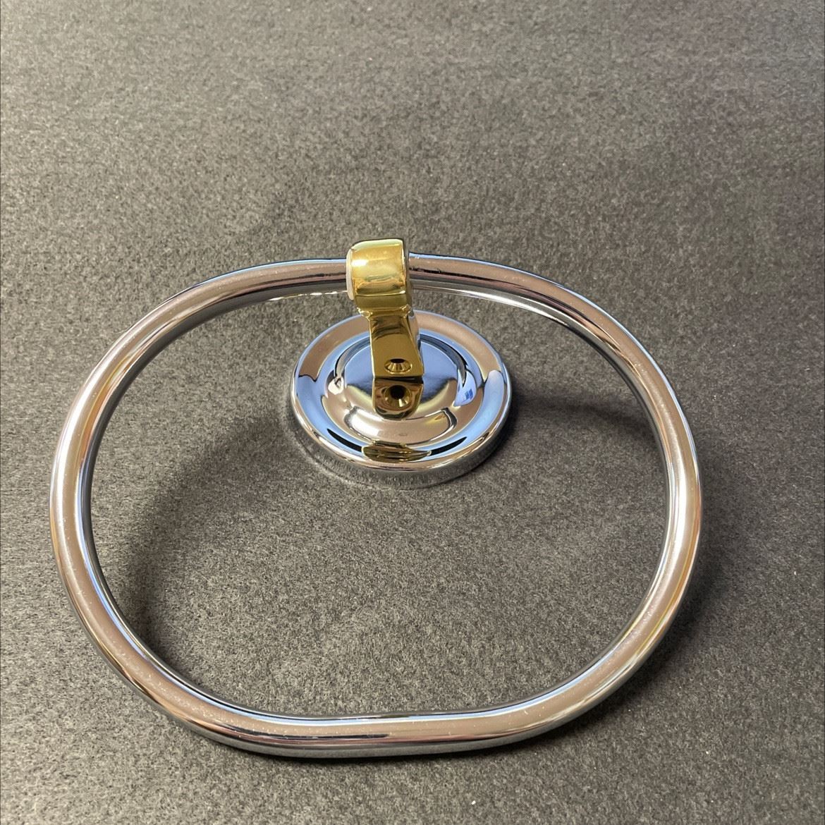 Ring Polished Chrome And Polished Brass