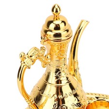 ›Turkish Tea Set Vintage Exquisite Luxurious Metal Teapot Tea Tray And 4 Cups